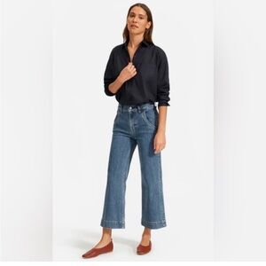 Everlane Size 26 Ankle, wide-legged denim. Great condition.